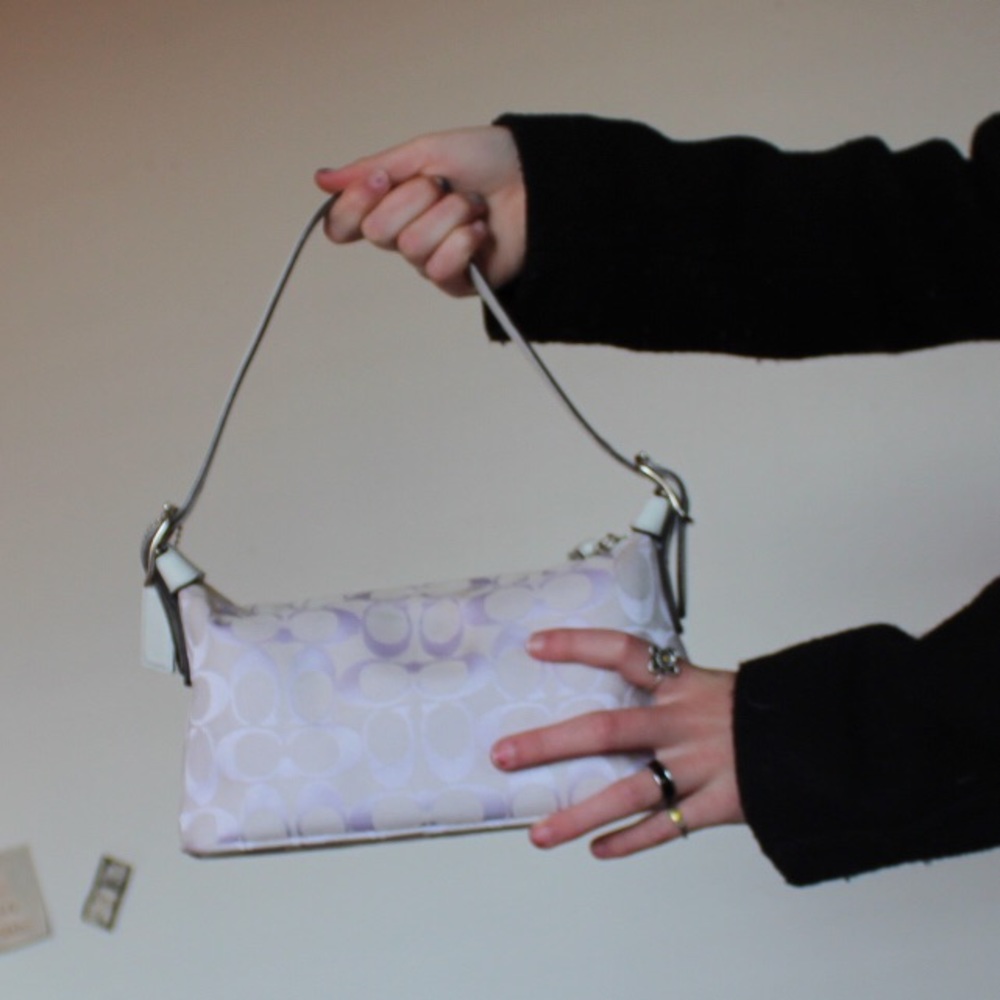 lilac coach handbag!